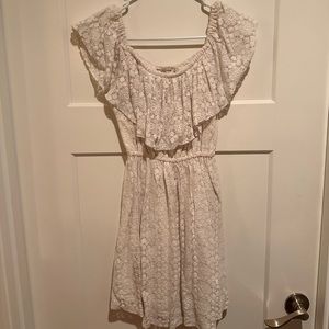 Abercrombie and Fitch white lace dress